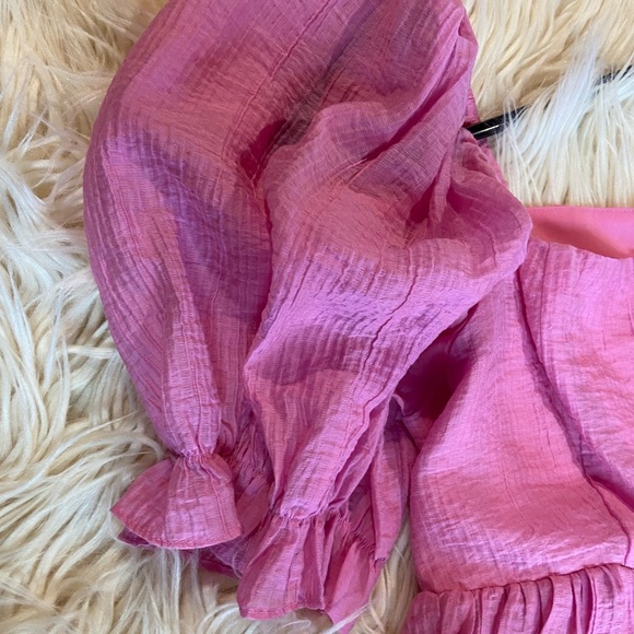 Lush Pink Baby Doll Dress - Picture 8 of 8